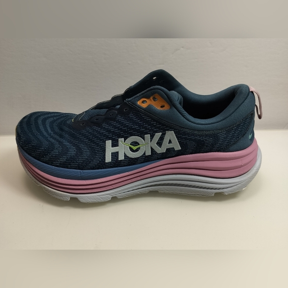 HOKA Gaviota 5 Blue Gray 1134235 Women Size 11B Pre-owned With Out Laces - Picture 8 of 14